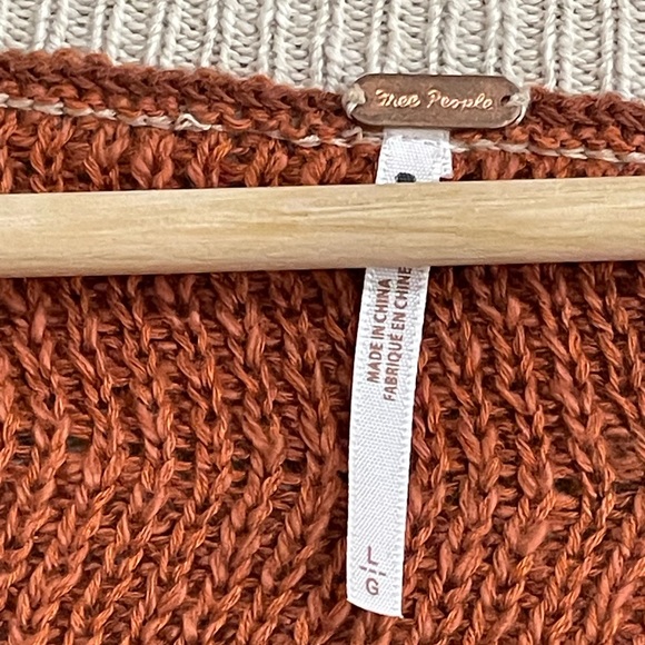 Free People Colorblock Knit Romper - Pink, Cream, and Brown - Picture 10 of 12